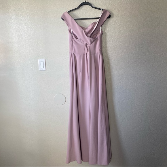 Dessy Collection Suede Rose 2987 Bridesmaid Dress - Picture 4 of 9